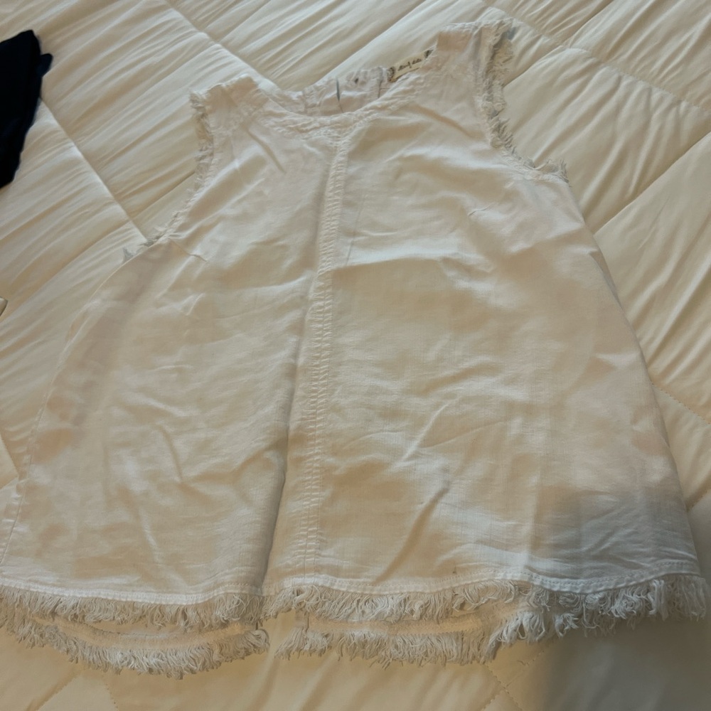 Altar'd State Cream Sleeveless Top
